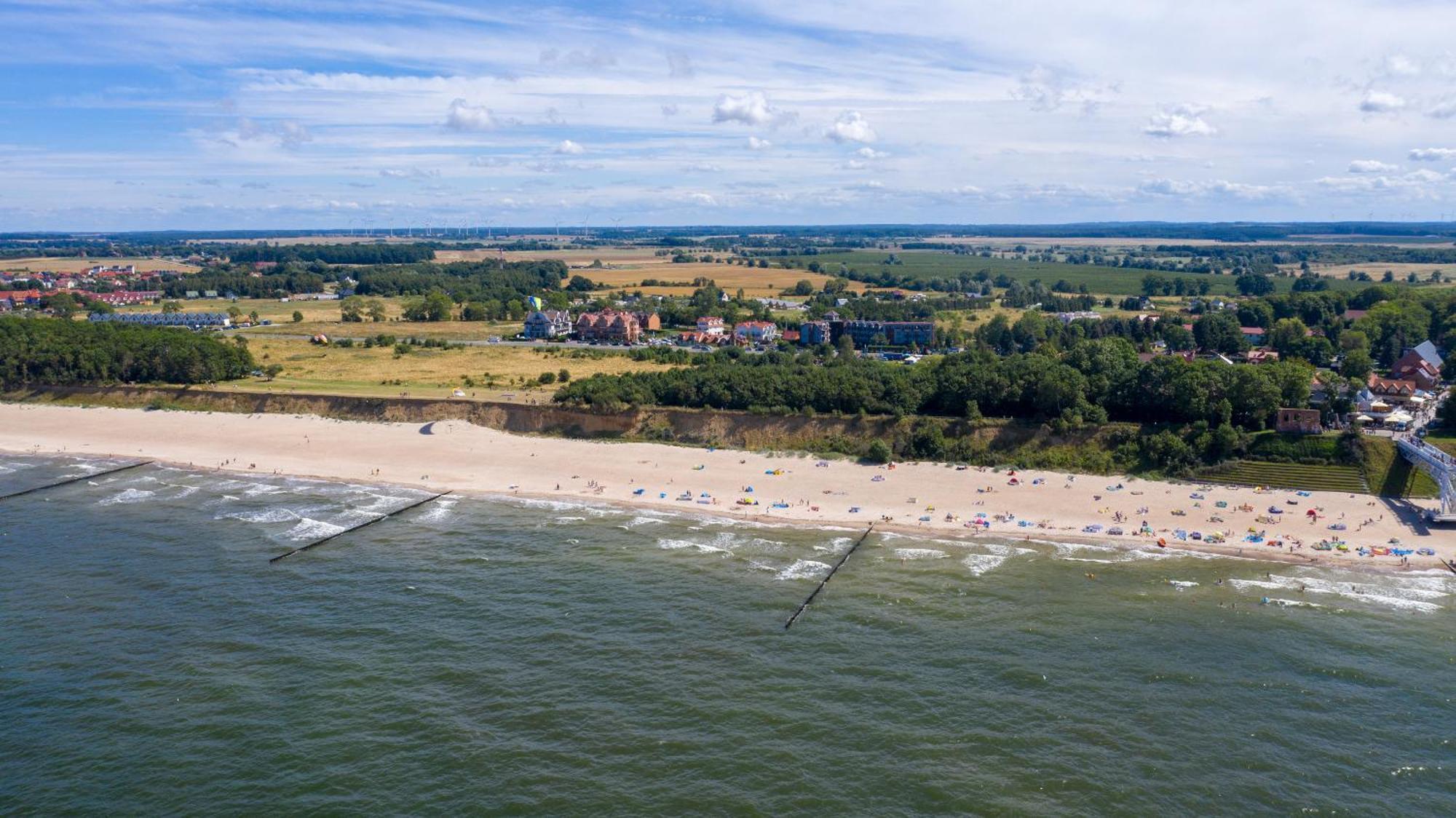 Aparthouse Cliff By Orka 150 M Beach And Sea Trzęsacz Exteriér fotografie