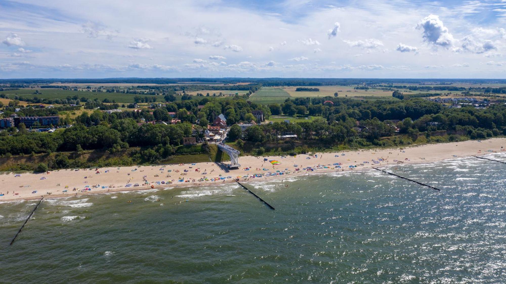 Aparthouse Cliff By Orka 150 M Beach And Sea Trzęsacz Exteriér fotografie